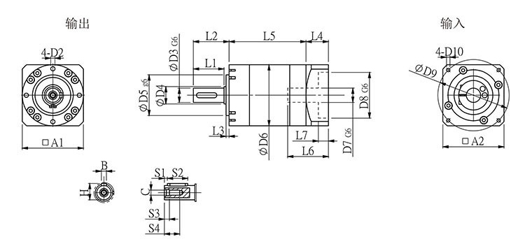 圓形法蘭減速機